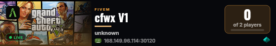 cfwx V1 live status badge