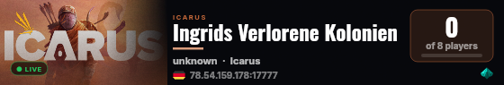 Ingrids Verlorene Kolonien live status badge