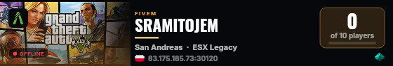 SRAMITOJEM live status badge
