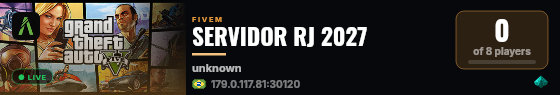 SERVIDOR RJ 2027  live status badge