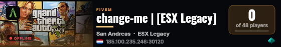 change-me | [ESX Legacy] live status badge
