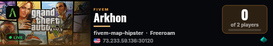 Arkhon live status badge