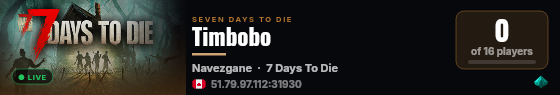 Timbobo live status badge