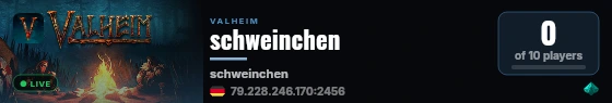 schweinchen live status badge