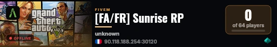 [FA/FR] Sunrise RP live status badge