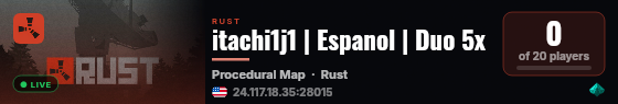 itachi1j1 | Espanol | Duo 5x live status badge