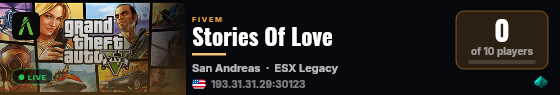 Stories Of Love live status badge