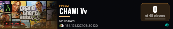 CHAWI Vv live status badge