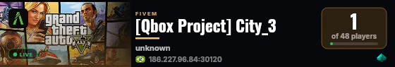 [Qbox Project] City_3 live status badge