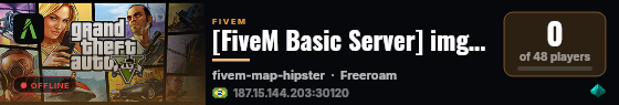 [FiveM Basic Server] imgd-test live status badge