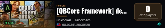 [QBCore Framework] demonsav testing live status badge