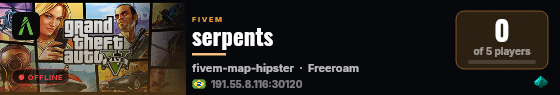 serpents live status badge