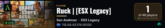 Ruck | [ESX Legacy] live status badge