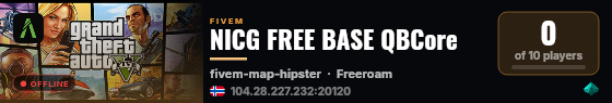 NICG FREE BASE QBCore live status badge