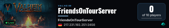 FriendsOnTourServer live status badge