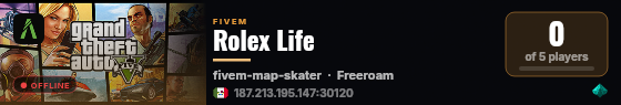 Rolex Life live status badge