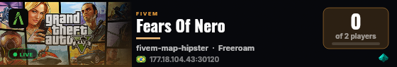 Fears Of Nero live status badge