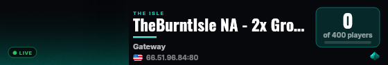 TheBurntIsle NA - 2x Growth - VOIP - #1 live status badge