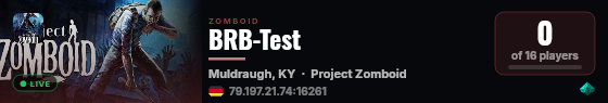 BRB-Test live status badge
