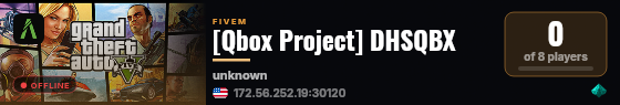 [Qbox Project] DHSQBX live status badge