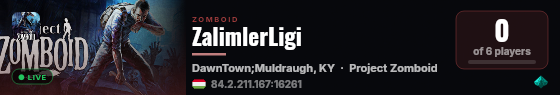 ZalimlerLigi live status badge