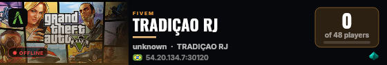 TRADIÇAO RJ live status badge