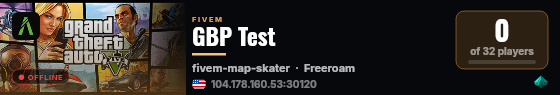 GBP Test live status badge