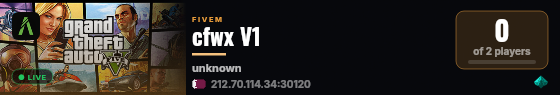Server V1 | Free By MJK live status badge