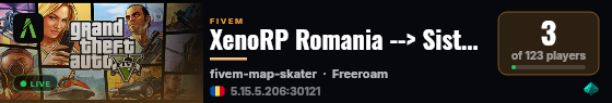 XenoRP Romania --> Sistem Referral live status badge
