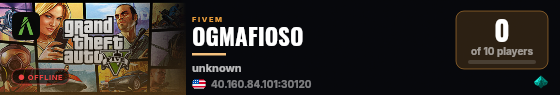OGMAFIOSO live status badge
