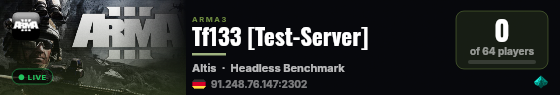 Tf133 [Test-Server] live status badge