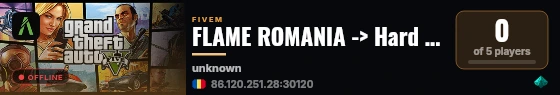 FLAME ROMANIA -> Hard ROLEPLAY -> SEE YOU SOON live status badge