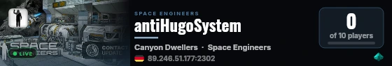 antiHugoSystem live status badge