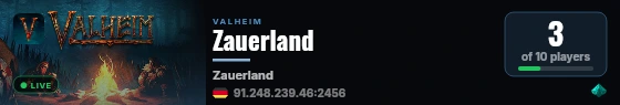 Zauerland live status badge