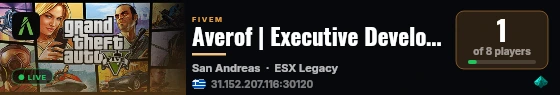 Averof | Executive Development live status badge