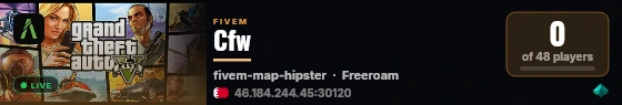 Cfw live status badge