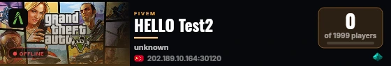 HELLO Test2 live status badge