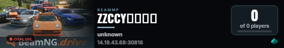 ZZCCY的服务器 live status badge
