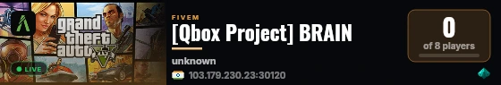 [Qbox Project] BRAIN live status badge