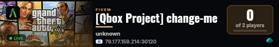 [Qbox Project] change-me live status badge
