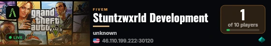 Stuntzwxrld Development live status badge