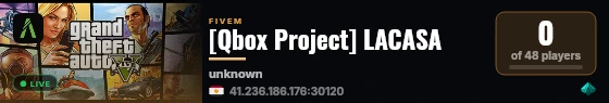 [Qbox Project] LACASA live status badge