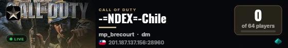 -=NDEX=-Chile live status badge