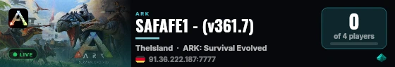 SAFAFE1 - (v361.7) live status badge