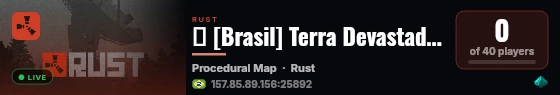 ☢ [Brasil] Terra Devastada | SOLO | BR live status badge