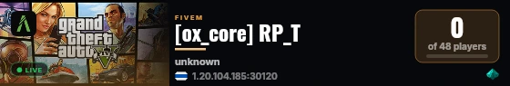 [ox_core] RP_T live status badge