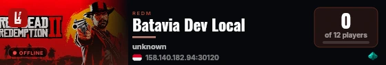 Batavia Dev Local live status badge