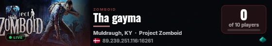 Tha gayma live status badge