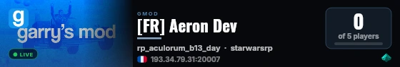 [FR] Aeron Dev live status badge