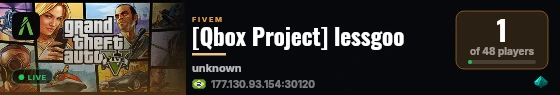 [Qbox Project] lessgoo live status badge